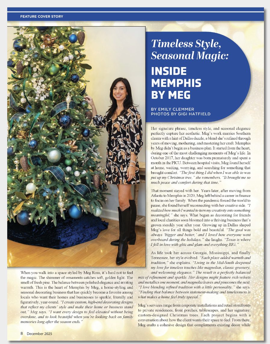 East Memphis Living feature: Inside Memphis by Meg, page 1
