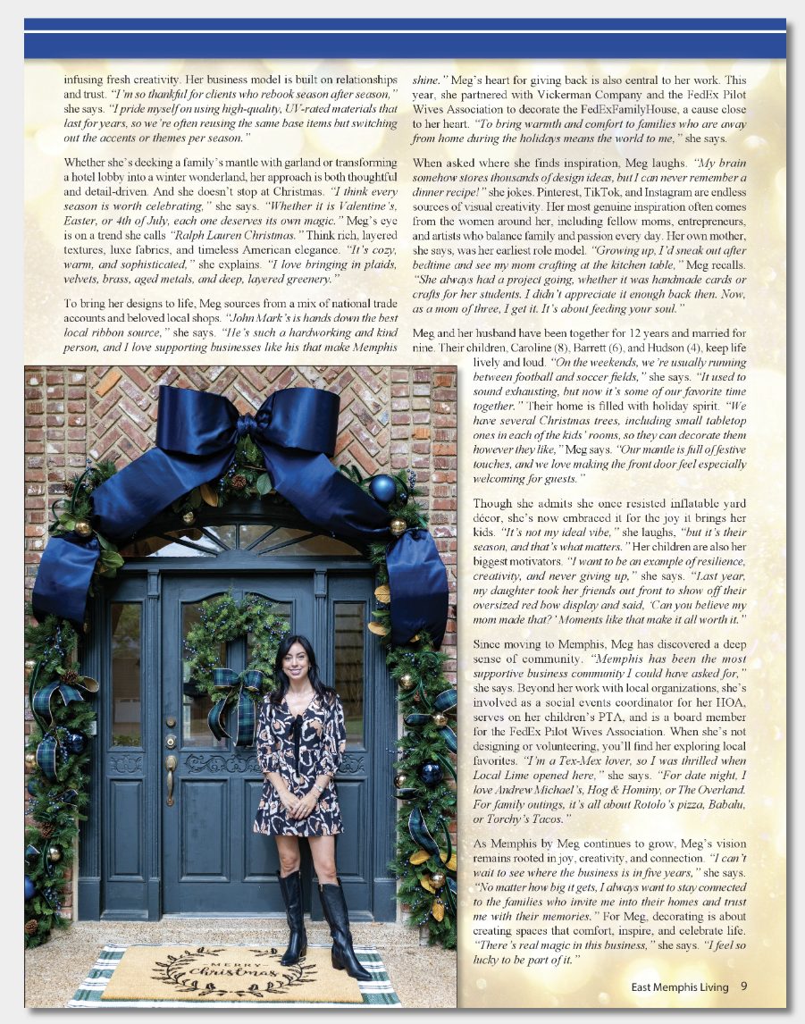 East Memphis Living feature: Inside Memphis by Meg, page 2